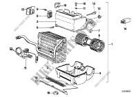 Acondicionador de aire componentes para BMW 525i