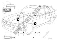 Audio system con cambiador de CdS para BMW 540i
