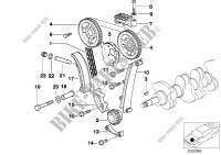 Mando de válvulas cadena distribución para BMW 318ti