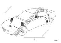 Suspension elastica tipo Sport para BMW 850Ci