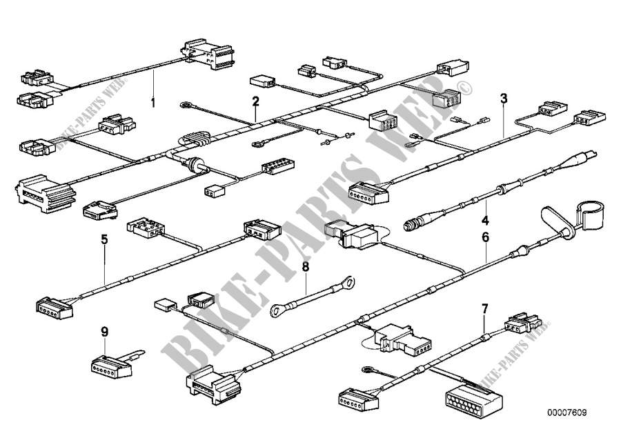Diversas juego de cables adicional para BMW 735i
