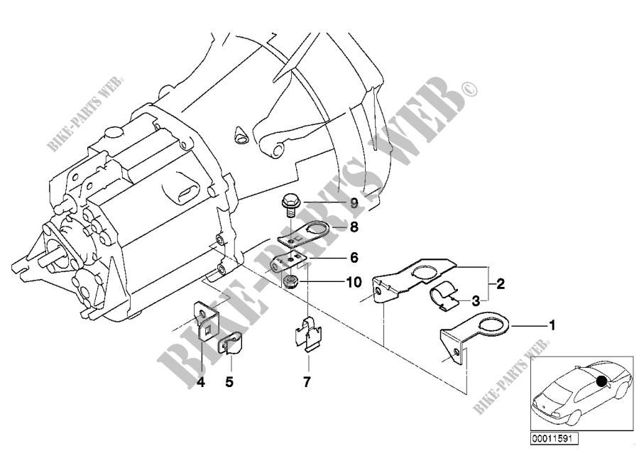 Piezas del cambio   soporte sonda lambda para BMW 318Ci