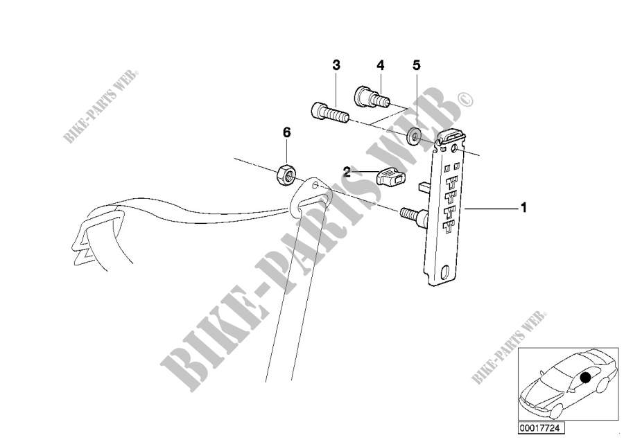 Regula.cinturon de seguridad para BMW Z3 3.0i