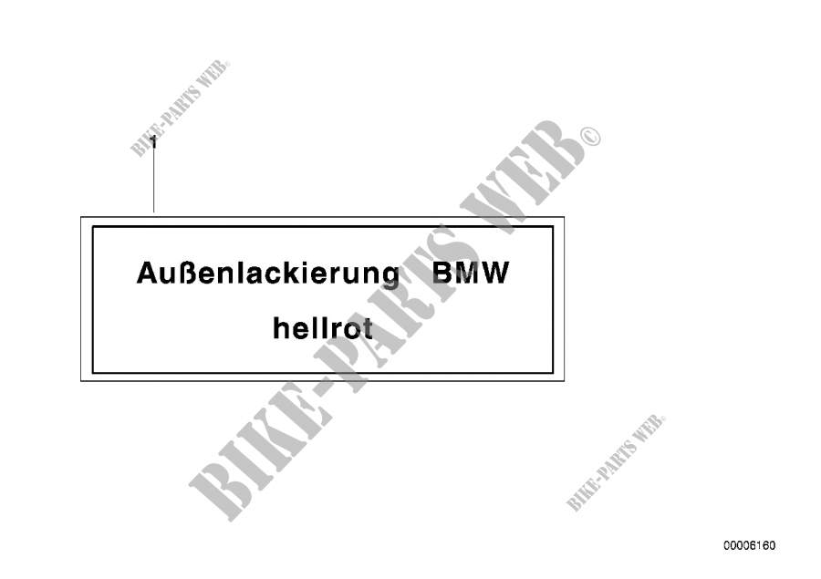 Rotulo laca exterior unicolor para BMW 325i