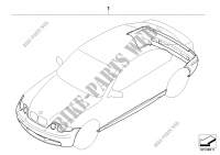 Kit reequipamiento M paquete aerodinam. para BMW 325ti