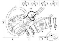 Volante airbag multifunción para BMW X5 3.0d