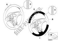 Volante deportivo individ. airbag,SA 256 para BMW 330i