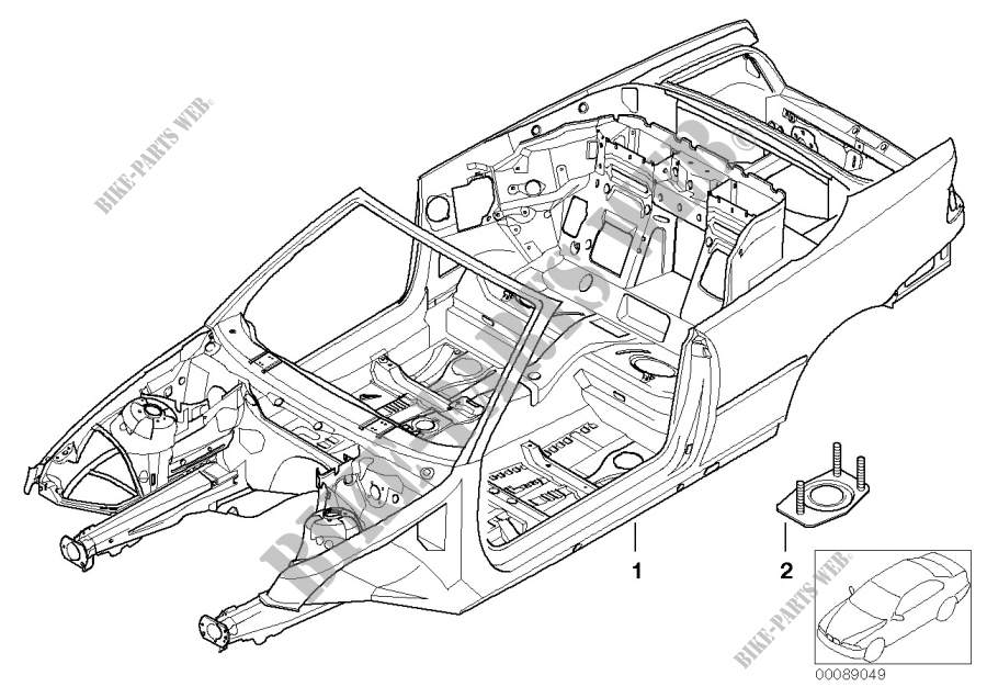 Armazón de carroceria para BMW 318Ci