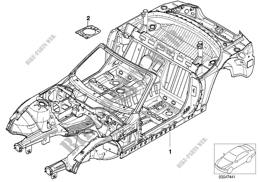 Armazón de carroceria para BMW Z3 1.8