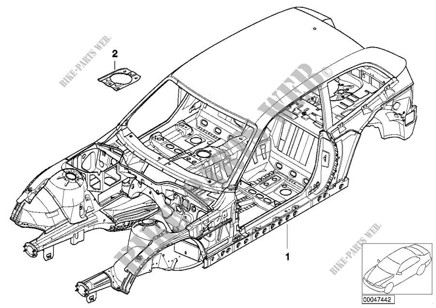 Armazón de carroceria para BMW Z3 3.0i