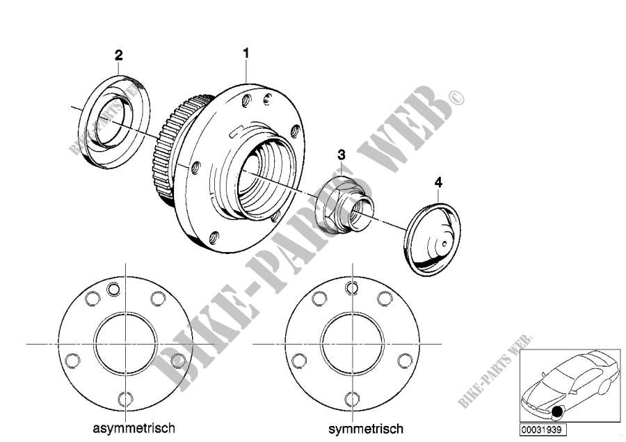 Cojinetes de rueda para BMW 525i