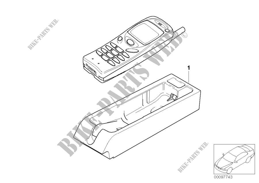 Piezas adic. Nokia 3110 consola central para BMW 725tds