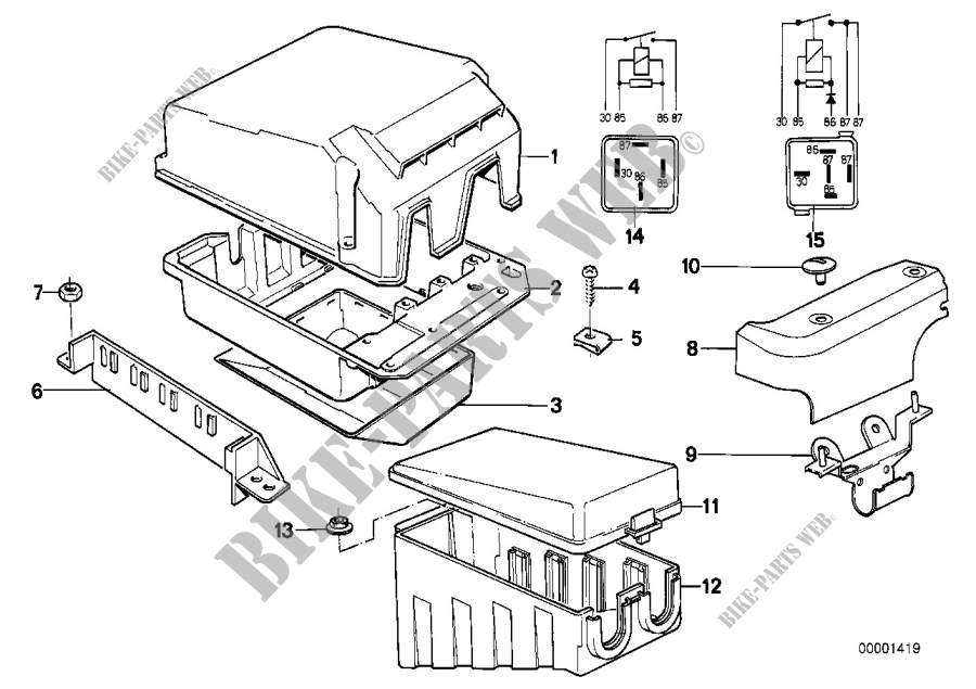 Rele motor/caja d.mecanismo d.mando para BMW 735i