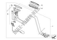 Bomba gasolina/Sensor de nivel derecho para BMW 530i