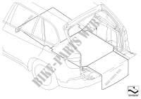 Estera reversible compartimento carga para BMW X3 2.0d