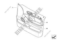 Individual revest. puerta con airbag para BMW X5 3.0i