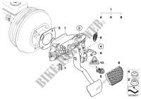 Mecanismo de pedales para BMW 520d