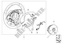 Volant deportivo M de cuero,airbag smart para BMW M3