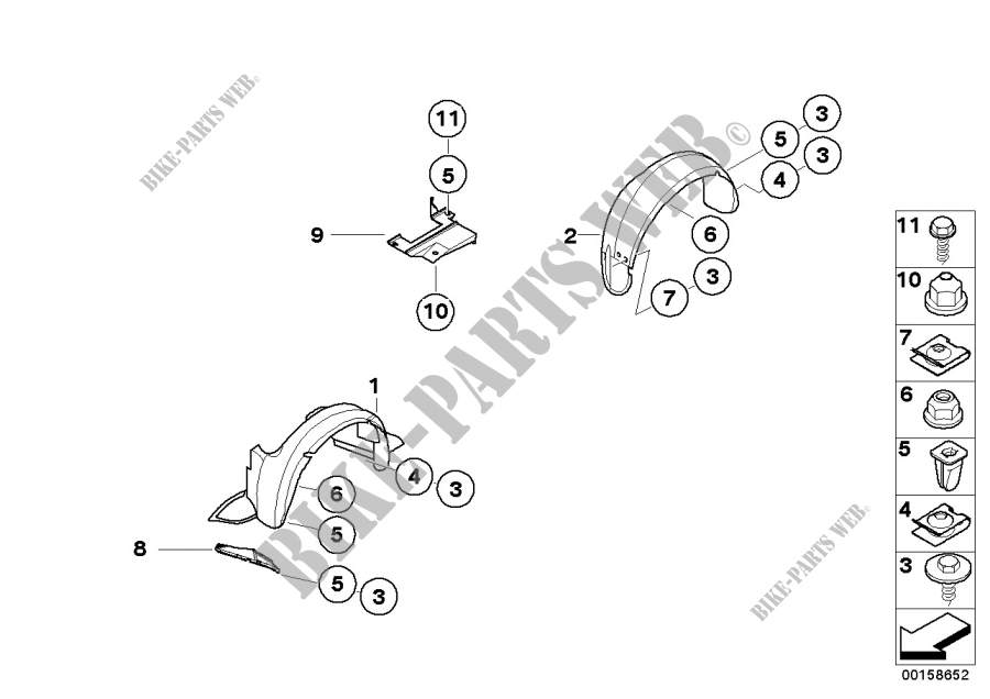 Carenado del paso de ruedas para BMW Z3 M3.2