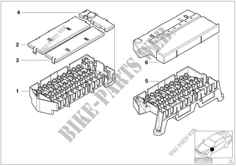 Piezas sueltas p caja de fusibles para BMW Z3 1.8