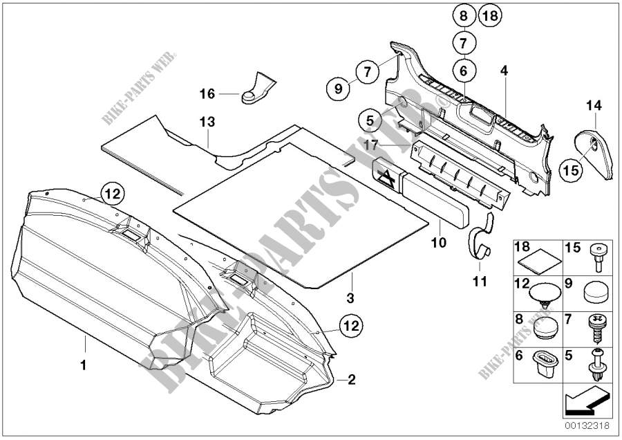 Revestimento de portamaletas para BMW Z3 1.8