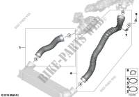 Equipo de aspir. tubo aire sovralim./AGR para BMW X1 18d