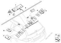 Piezas adicionales antena diversity para BMW 530xd