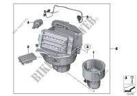 Ventilador / piezas de montaje para BMW 520d