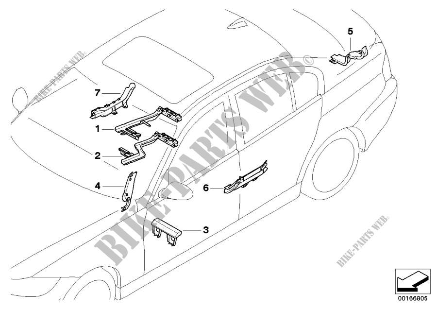 Guía cable para BMW 316i