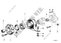 Arbol transm.,disco artic./soporte centr para BMW 320i