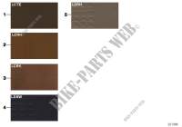 Página muestras colores acolch. cuero para BMW 523i