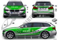 Pegado policía y médico de urgencia para BMW 335iX