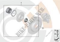Kit cojinete ruedas traseras/Value Line para BMW Z3 M3.2 1997