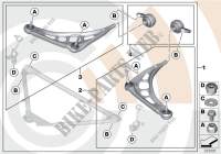 Kit serv. brazo transversal/Value Line para BMW 320Cd