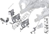 Piezas de montaje compartimiento motor para BMW 650iX 4.4