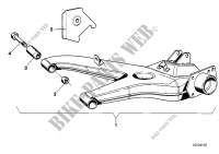 Soporto eje trasera/suspension ruedas para BMW 318i