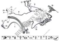 Tubería aceite/Adaptive Drive+dir. act. para BMW X6 50iX 4.4