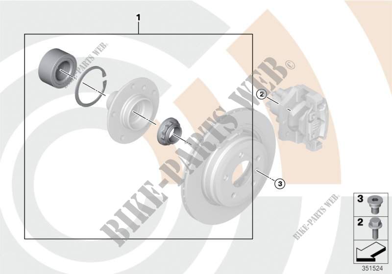 Kit cojinete ruedas traseras/Value Line para BMW 728i