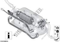Filtro de Carbon act./ventilac.combustib para BMW i3 94Ah Rex