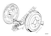 Freno tambor tambor fren/cil.freno rueda para BMW 318i