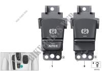 Interruptor freno de estacionamiento para BMW X3 M40dX (TX91)