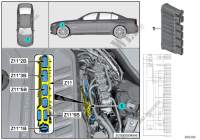 Módulo alimentación integrado Z11 para BMW 730Li
