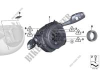 Unidad interruptores árbol de dirección para BMW 420d 2012