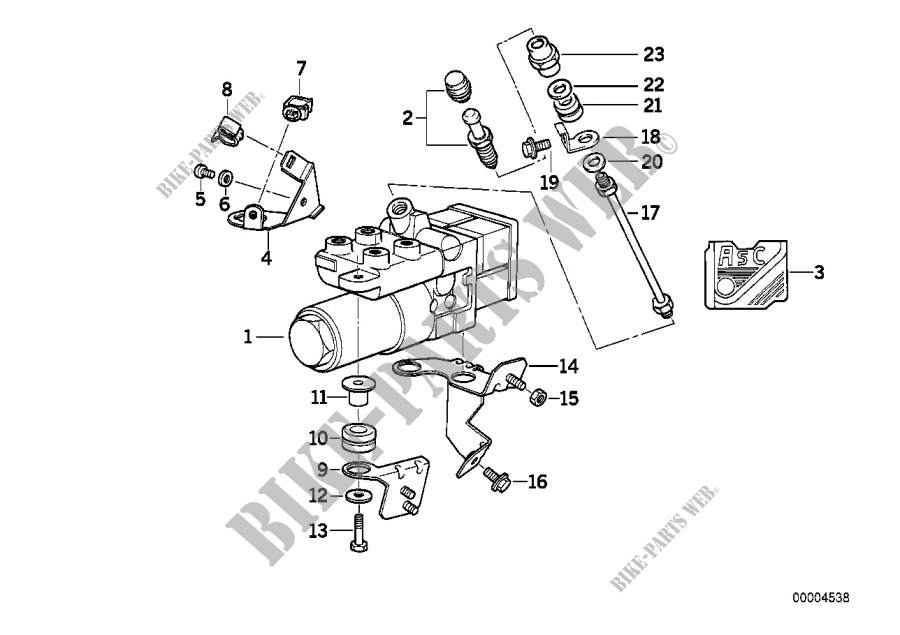 Grupo hidraulico ABS/ASC+T para BMW 530i