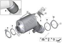 Catalizador/Filtro partículas Diesel para BMW 535dX