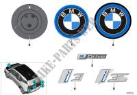 Emblemas / inscriptiones para BMW i3s 120Ah