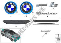 Emblemas / inscriptiones para BMW i8
