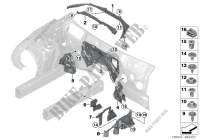 Piezas de montaje compartimiento motor para BMW 630d