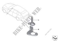 Piezas sueltas antena vehíc.uso oficial para BMW 325xi