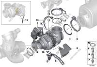 Turbo compresor con lubrificacion para BMW 730Ld